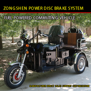 Tricycle familial compact à <span class=keywords><strong>moteur</strong></span> pour personnes âgées et enfants, véhicule de transport fermé avec <span class=keywords><strong>moteur</strong></span> à essence - Product Image 2