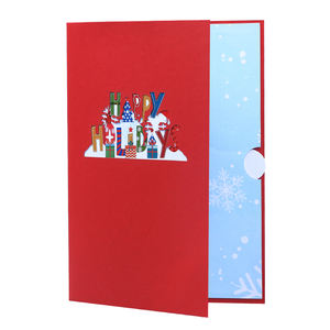 Biglietti d'<span class=keywords><strong>auguri</strong></span> Pop-up fatti a mano 3D per la festa del papà di Natale <span class=keywords><strong>auguri</strong></span> di "buone vacanze" per occasioni speciali fatte di carta - Product Image 6
