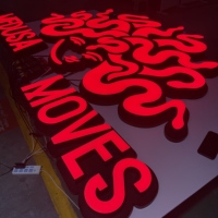 Lettres lumineuses LED 3D DakeSign à éclairage frontal, conception gratuite, étanches IP65, garantie 5 ans, panneau publicitaire lumineux OEM ODM