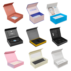 Custom Logo Luxury Cosmetic Magnetic False Eyelashes Packaging <b>Box</b> with Matt Lamination Embossing Sponge Liner Magnetic Closure - Product Image 6