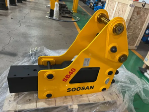 Componentes principales del cuerpo del martillo hidráulico modelo SB40 Box-Side-Top: Cincel de 68 mm, bomba y motor para martillos de 4.0-7.0 toneladas - Product Image 2