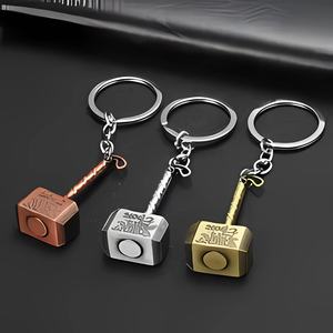 Suministro puntual de 2025 de accesorios para coche, colgante de llavero, colgante de bolsa de <span class=keywords><strong>libro</strong></span> creativo, llavero de martillo de Thor - Product Image 4