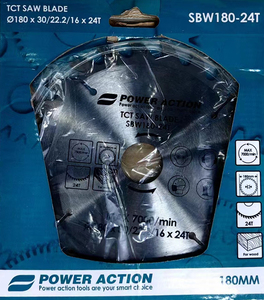 Lame de scie circulaire Power Action TCT Lame de scie à bois 40T - Product Image 3