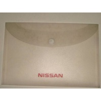 Hengyao Folder File Bening Murah, Dompet Dokumen Plastik Ukuran A4, Folder File Alat Tulis A4 dengan Penutup Tombol