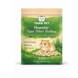Litière en granulés de papier doux et absorbant pour hamsters syriens, hamsters nains, gerbilles, souris et dégus - Product Image 1