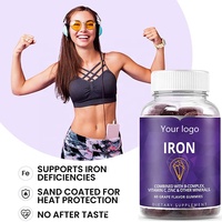 Bonbons mous de qualité alimentaire calcium fer zinc vitamine biotine multi-saveur nutrition complémentaire gommes de fer