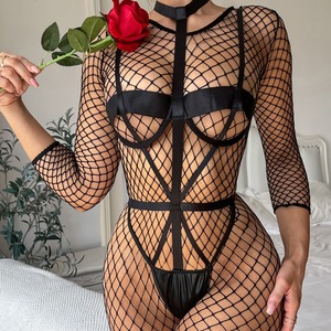Collants fins sexy pour femmes, à mailles ajourées, transparents, à effet déchiré, pour le flirt, directement <span class=keywords><strong>de</strong></span> l'usine - Product Image 1