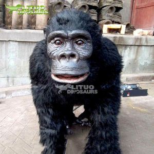 ライフサイズ高リアルなアニマトロニクス動物ゴリラ - Product Image 1