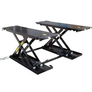 BAOHUA gunting pengangkat mobil, perbaikan otomatis <span class=keywords><strong>3T</strong></span> ultra-tipis posisi rendah tanpa dig gunting Hydraulic Ulis pengangkat mobil - Product Image 4