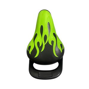 Verde bambini bicicletta sella stile semplice ciclismo accessori PU pelle e materiale in PVC per biciclette da strada - Product Image 2