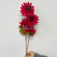 Sunwedding Vente en gros de fleurs artificielles en vrac Fleurs colorées à tige unique Real Touch pour l'obtention du diplôme de Noël Fête des mères