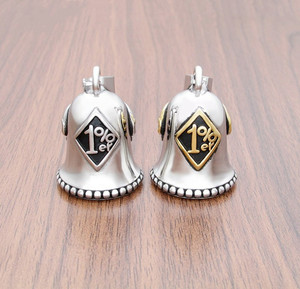 Nœud personnalisé motard crâne tête de gardien cloche pendentif 1% cloche casques gardien cloche <span class=keywords><strong>moto</strong></span> soutien <span class=keywords><strong>collier</strong></span> - Product Image 4