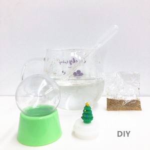 ホット販売カスタムメイド樹脂ガラススノーグローブパーソナライズされたDIYクリスマス飾りと家の装飾 - Product Image 1