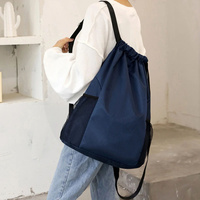 Sac à cordon en nylon imperméable en polyester pour sublimation, sac de natation, sac à dos personnalisé avec logo, sac de sport à cordon pour la gym
