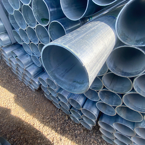 Dn65 125mm 250mm Diamètre 4mm Épais Construction Galvanisé Canopy Steel Pipe Prix Par kg - Product Image 5