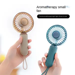 Creativeusbsmall el fanı öğrenci yurdu taşınabilir el aromaterapi Mini şarj edilebilir Fan