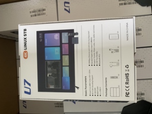 Boîtier TV Linux U7 avec prise en charge du middleware <span class=keywords><strong>Stalker</strong></span> Player Ministra Xtream Code, 1 Go de RAM, 8 Go de ROM, 4K, décodeur TV - Product Image 5