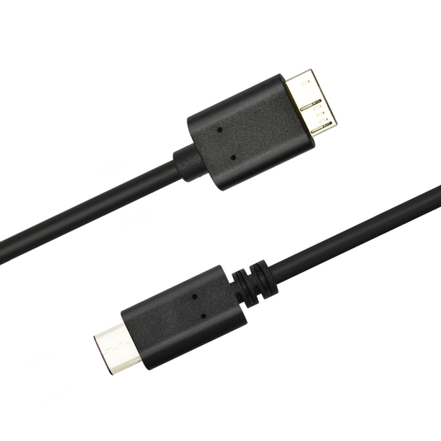 Wholesale OEM ODM 10Gbps USB C to Micro USB 3.0 USB-C Hard Drive Cable, Micro B to USB Cord for Seagate, LaCie,Toshiba,Samsung