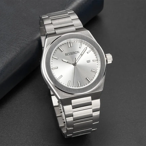 2025 nouveauté montre à Quartz pour hommes personnalisable or Rose 316L boîtier en acier inoxydable étanche japon mouvement direct ODM montre - Product Image 3
