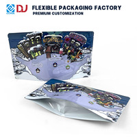 Sachet Doypack Personnalisable avec Logo Imprimé, Certifié FDA, Anti-humidité, Qualité Alimentaire, Fermeture Zip Refermable pour Bonbons, Snacks et Biscuits