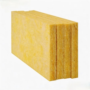 Panel de Lana de Vidrio de Alta Densidad, Material Ignífugo, Aislante Acústico y Térmico para Ingeniería de Muros Cortina - Product Image 1