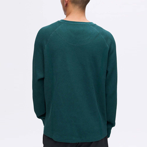 Organic Cotton <strong>Mens</strong> Tshirt Waffle <strong>t</strong> <strong>Shirt</strong> for <strong>Men</strong> Waffle Thermal <strong>Long</strong> Sleeve <strong>Shirt</strong> Custom <strong>Men</strong> Clothes Eco Friendly Waffle Tshirt - Product Image 5