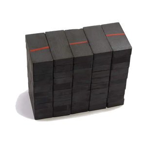 แม่เหล็กเฟอร์ไรต์เซรามิกทรงสี่เหลี่ยมขนาด 1 7/8" x 7/8" x <span class=keywords><strong>3</strong></span>/8" เกรด 8 รับผลิตแบบ OEM และ ODM - Product Image 4