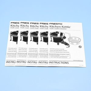 Wholesale <b>Paper</b> User Manual for Printing Small Household Appliance User Manual for Household Appliance Packaging - Product Image 2