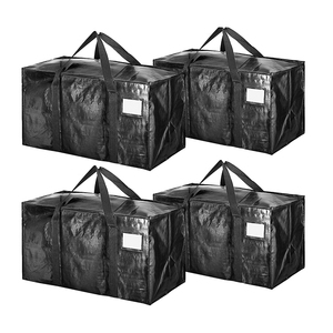 Factory Direct-sale Good Quality Black Moving Bags Extra Large Heavy Duty Storage Bags