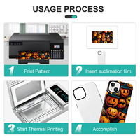 Machine d'Impression 3D pour Coques de Téléphone, Presse à Chaud sous Vide, Transfert Personnalisé pour Coques Arrière de Mobile