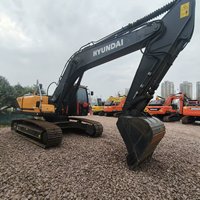 Excavatrice sur chenilles Hyundai 275LC-9T/275LVC d'occasion, d'origine coréenne, de bonne qualité, faible nombre d'heures, hydraulique, à vendre.
