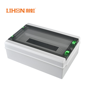 Caja de Distribución de Plástico ABS Impermeable IP65 para Exteriores, Serie <span class=keywords><strong>HA</strong></span>, 5-9-12-18 Vías, Montaje en Superficie, Carcasa para Bus Fotovoltaico, 63A - Product Image 6