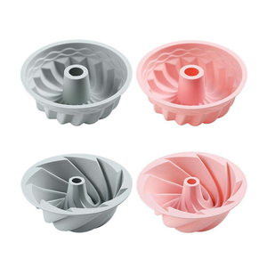 Moule à gâteau en silicone antiadhésif de qualité alimentaire, écologique, cannelé, de 8,5 pouces, pour gelée, gélatine, pain, pain de singe, brownie - Product Image 3