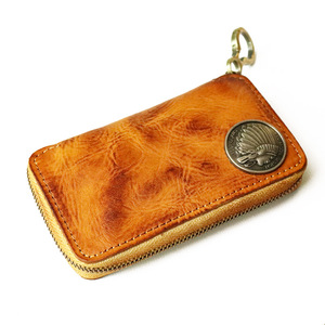 Nouvel étui à <span class=keywords><strong>clés</strong></span> de voiture multifonctionnel et polyvalent en <span class=keywords><strong>cuir</strong></span> tanné végétal fait main, style vintage, à suspendre à la ceinture pour <span class=keywords><strong>homme</strong></span>, idéal pour les pick-up - Product Image 6
