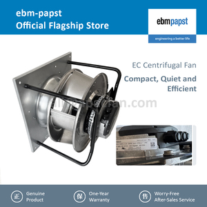 Ventilador Centrífugo de Refrigeración ebmpapst K3G400-PW03-01 400VAC 2700RPM 3400W HVAC EFU FFU con Rodamiento de Bolas ODM OEM - Product Image 2