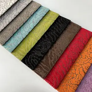 Toptan tutkal kabartmalı taklit süper yumuşak kadife döşeme malzemeleri kumaş tekstil