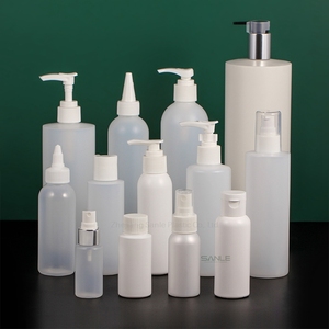 200ml 250ml 300ml 8oz 16oz Hdpe Round <strong>Plastic</strong> Flip Top Pump Cap <strong>Empty</strong> Shower Conditioner Body Wash Lotion Oil Shampoo <strong>Bottles</strong> - Product Image 2
