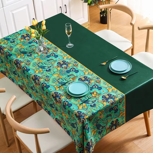 <span class=keywords><strong>Toile</strong></span> <span class=keywords><strong>cirée</strong></span> imperméable Europe Designs, nappes parfaites à dos non tissé pp pour les vacances de fête d'anniversaire - Product Image 6