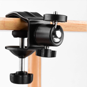 <b>U</b> Type <b>Clamp</b> With Ball Head 1/4-20 Screw Mount Aluminum Alloy Portable Camera Mount - Product Image 5