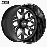 Jantes forgées polies haute résistance 8x6.5 8x180 20*10 20*12 en alliage forgé pour CHEVY GMC 2500 / 3500 HD
