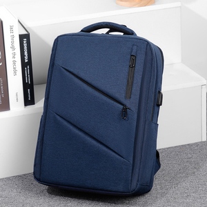 Vietnam Manufacturer Fast Delivery Custom Packing Business Style Zippered Canvas Leather Work <b>Tablet</b> Backpack for Polyester - Product Image 4