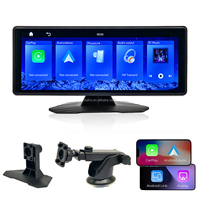 Estéreo Inalámbrico para Coche CarPlay Mejorado 2025 desde Almacén en EE. UU. con Soporte de Ventosa, Cámara Trasera y MirrorLink Integrado, Compatible con Modo Horizontal y Vertical