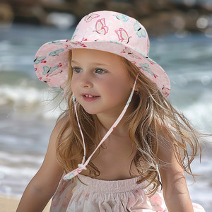 Bé Mặt Trời Hat UPF 50 + Mặt Trời Bảo Vệ Toddler Xô Mùa Hè Trẻ Em Bãi Biển Mũ Rộng vành Ngoài Trời Chơi Hat Cho Bé Trai Cô Gái - Product Image 3