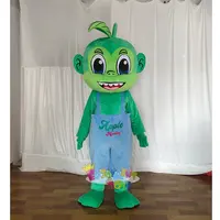 Casque vert singe mascotte Costumes film Cartoon animal vêtements d'anniversaire à vendre Offre Spéciale