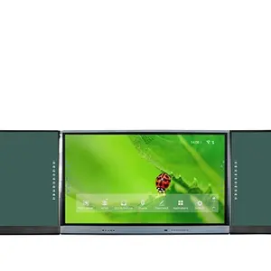 Ipboard IR interaktif Monitor TV layar sentuh inframerah papan pintar papan putih Monitor LCD industri untuk e-learning