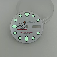 Nuovo Quadrante Cartoon NH36 da 28,5mm, Parti di Modifica per Orologi da Pilota Vintage per Movimento Meccanico NH36A