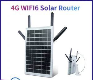 High-Efficiency Waterproof Solar-Powered 4G + WiFi 6 <strong>Router</strong> for Outdoor Remote Network Coverage - Product Image 1