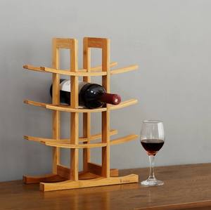 Exhibidor de Vino de Madera Creativo para Fiestas, Venta al por Mayor de Fábrica, Embalaje en Cartón - Product Image 3
