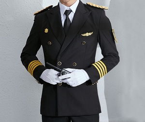 Costume de <span class=keywords><strong>pilote</strong></span> pour <span class=keywords><strong>homme</strong></span>, tenue d'avionneur adulte, déguisement d'Halloween pour <span class=keywords><strong>homme</strong></span>, uniforme de <span class=keywords><strong>pilote</strong></span> - Product Image 2