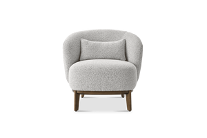 Sofá curvo de salón modular moderno, sofá de esquina de terciopelo, sofá individual de lujo moderno Boucle blanco, sillón para sala de estar - Product Image 6